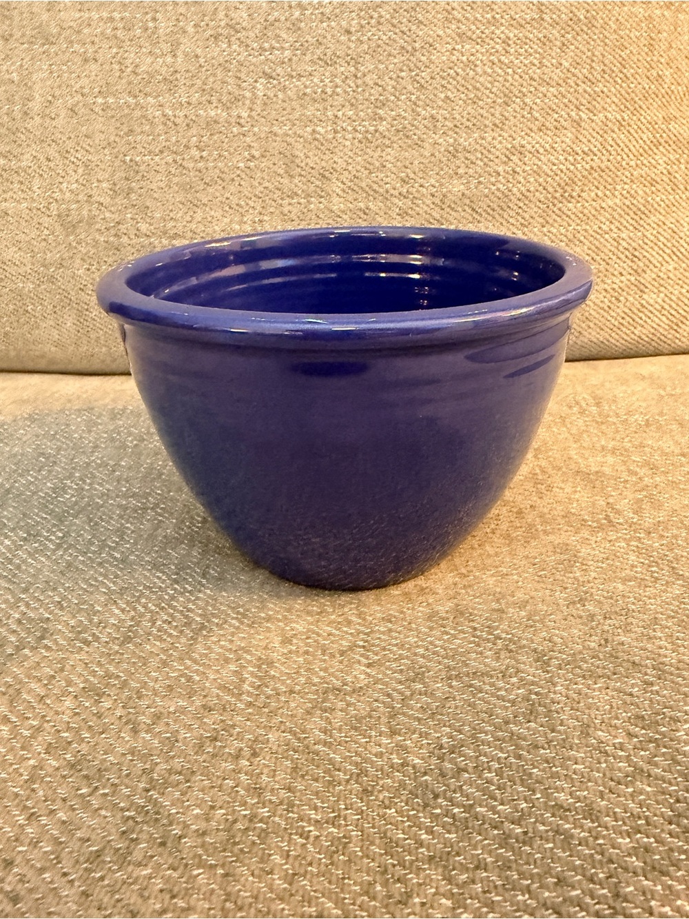 Rare Vintage Fiesta #2 Cobalt Blue Mixing Bowl 1936-38